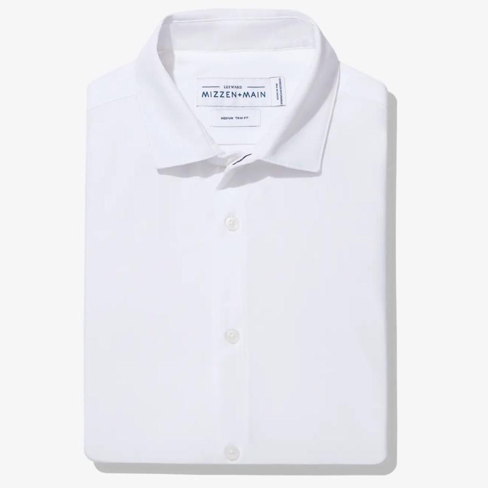 NWT Mizzen+Main Leeward Dress Shirt
